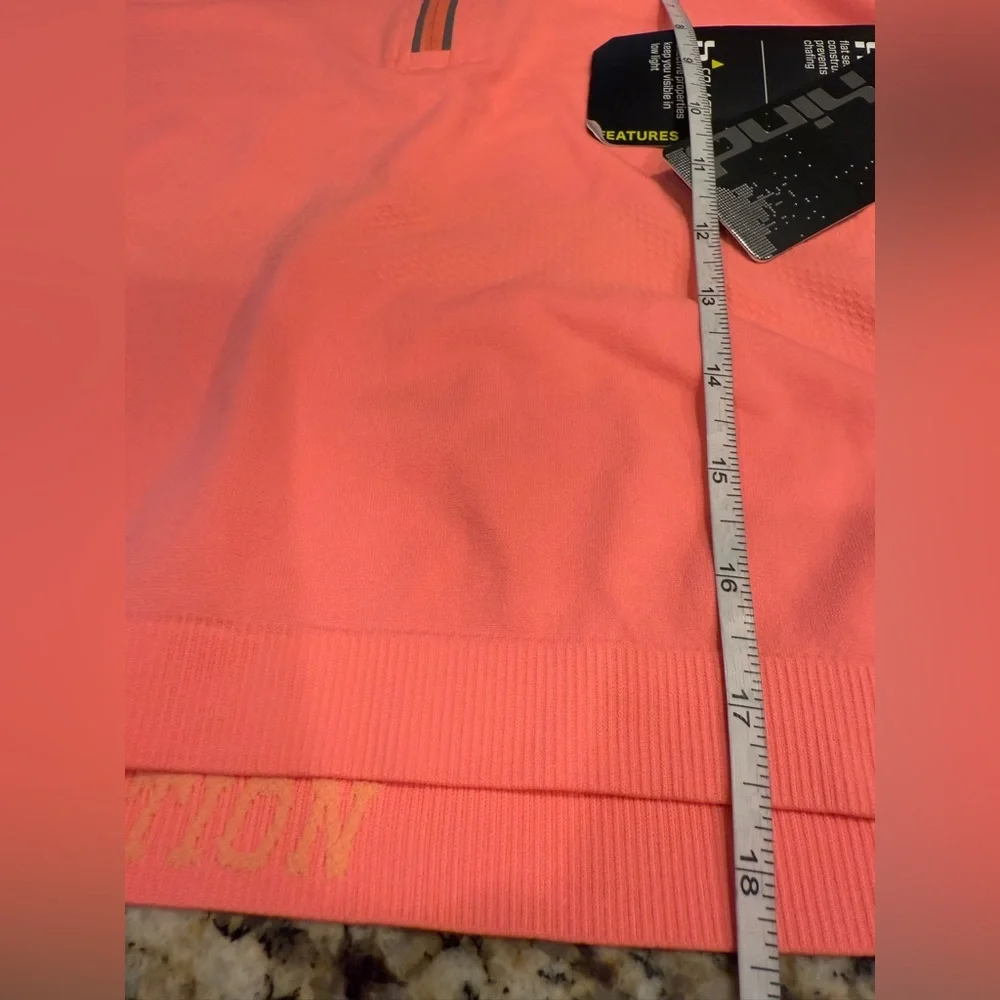 Hind vibrant pinkish orange running jacket size medium - Picture 13 of 16